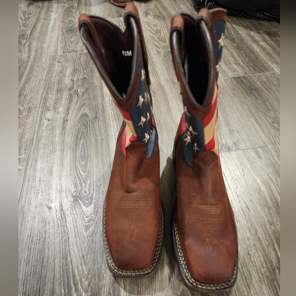 Durango rebel steel toe flag boots size 13
